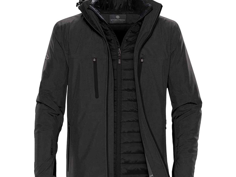 Куртка-трансформер мужская Matrix, серая с черным