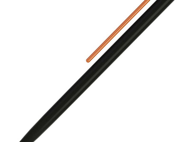 Карандаш GrafeeX в чехле, черный с оранжевым