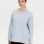 Лонгслив унисекс Siluetti Fuori, светло-голубой