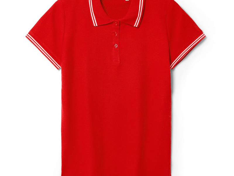 Рубашка поло женская Virma Stripes Lady, красная