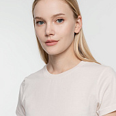 Футболка женская T-bolka Lady, молочно-белая