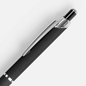 Ручка шариковая Chromos Soft Touch, черная