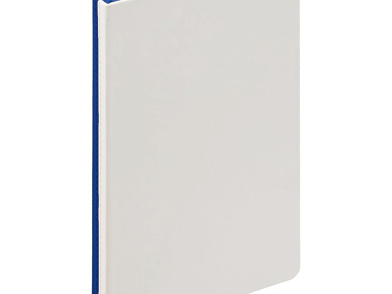 Ежедневник Duplex, недатированный, белый с синим