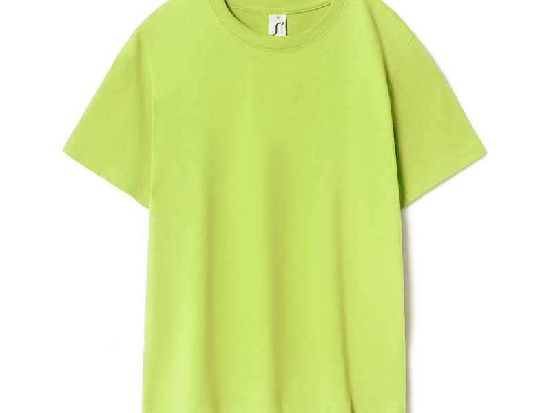 Футболка детская Regent Kids 150, зеленое яблоко