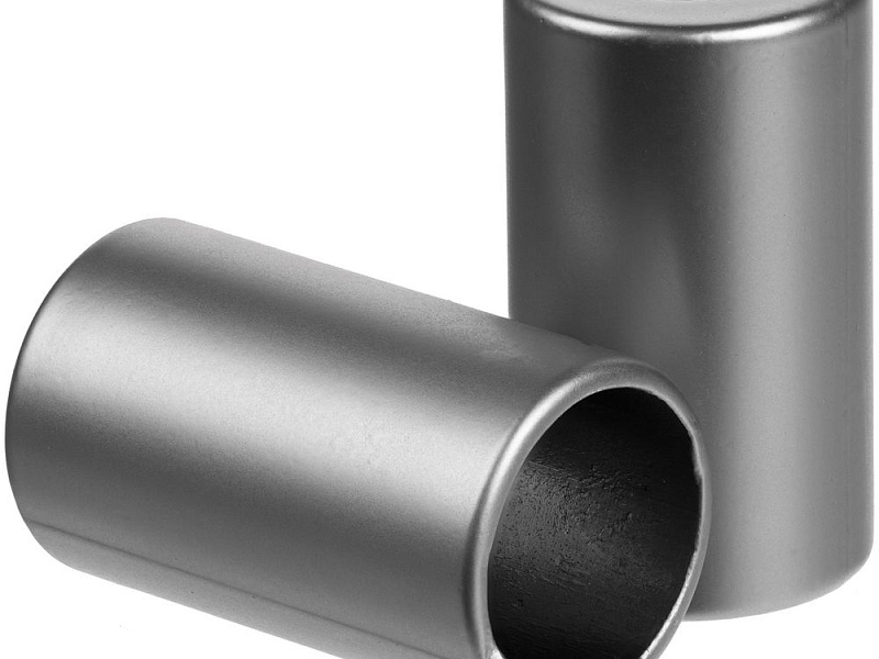 Пара наконечников для шнурка Tizzle, серебристый