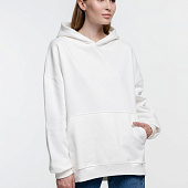 Худи оверсайз Kulonga Comfort Heavy, молочно-белое