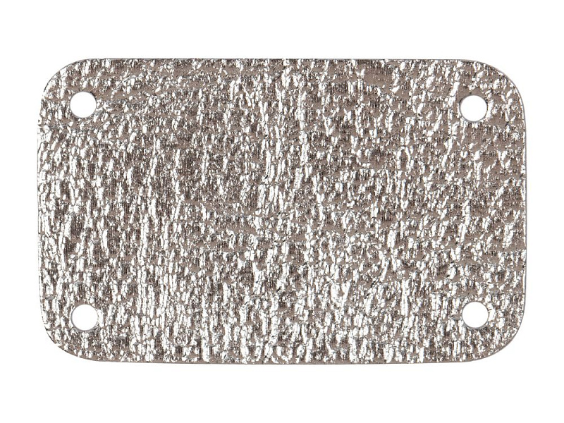 Лейбл Corolla Metal, S, серебряный