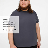 Футболка Imperial 190, темно-серая (графит)