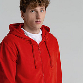 Толстовка на молнии с капюшоном Siverga 2.0, красная