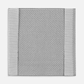 Лейбл тканевый Epsilon, L, серый