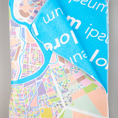 Флисовый плед Feltro Color Plus с печатью на заказ, S