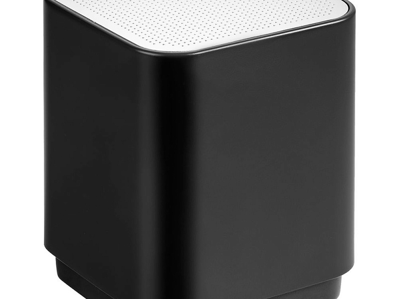 Беспроводная колонка с подсветкой гравировки Glim, черная