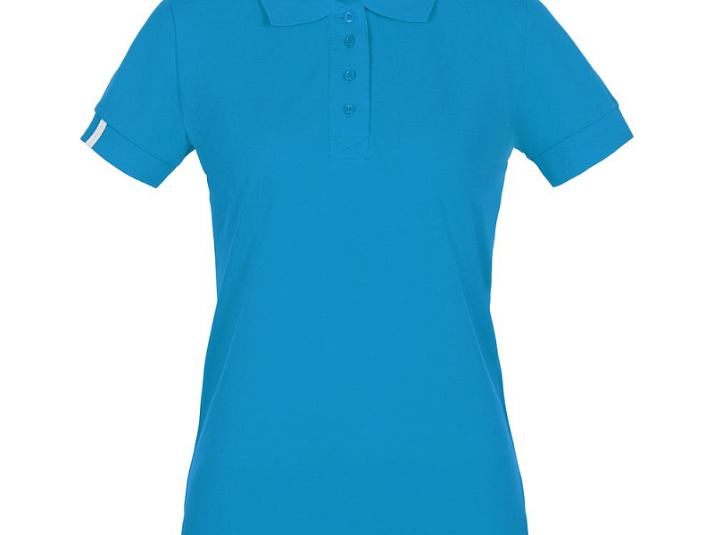 Рубашка поло женская Virma Premium Lady, бирюзовая