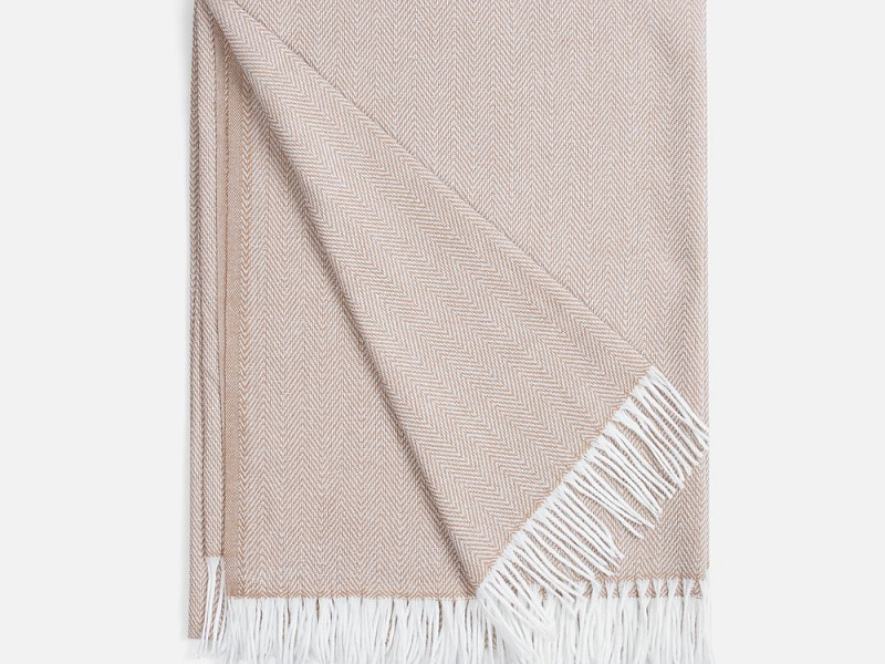 Плед «Гирвас», бежевый