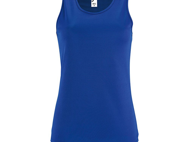 Майка женская Sporty TT Women, ярко-синяя