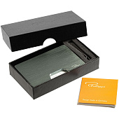 Футляр для карт с зажимом для купюр Cooper, серый