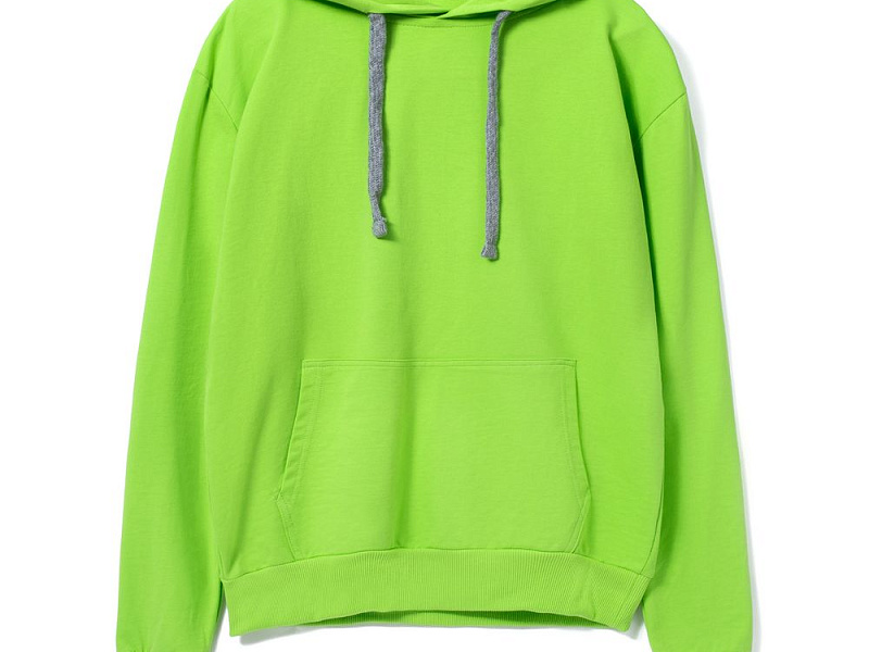 Толстовка с капюшоном Unit Kirenga, зеленое яблоко