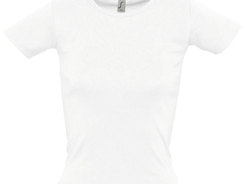 Футболка женская с круглым вырезом Lady 220 белая