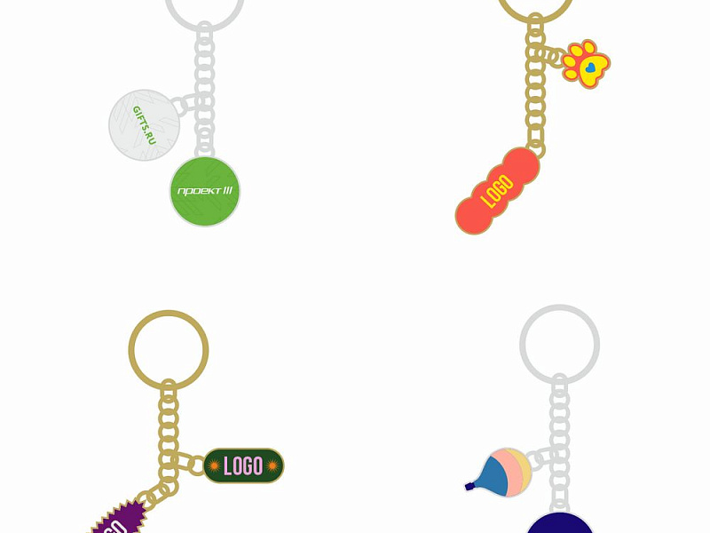 Брелок с подвесками Tink на заказ, доставка авиа