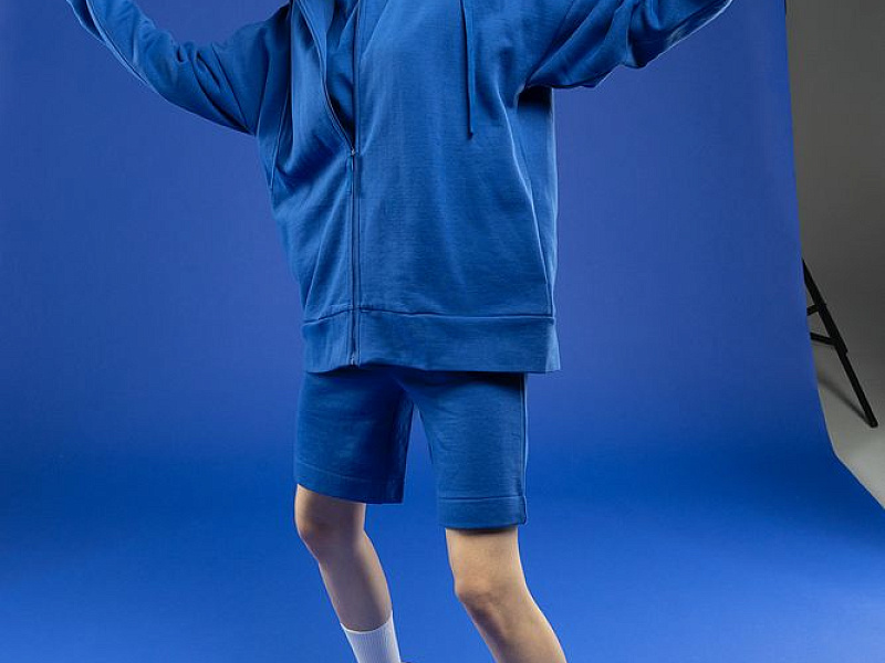 Толстовка унисекс H3, синяя