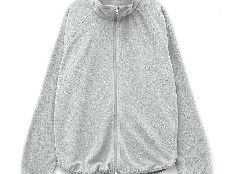 Куртка флисовая унисекс Fliska, светло-серая