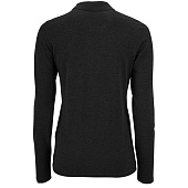 Рубашка поло женская с длинным рукавом Perfect LSL Women, черный меланж