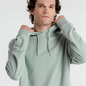 Толстовка с капюшоном унисекс Hoodie, серо-зеленая