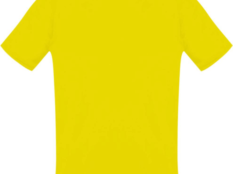 Футболка унисекс Sporty 140, лимонно-желтая