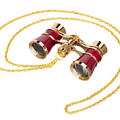 Театральный бинокль Broadway 325B, красный