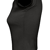 Рубашка поло женская без пуговиц Pretty 220, черная