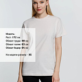 Футболка унисекс T-Bolka 160, молочно-белая