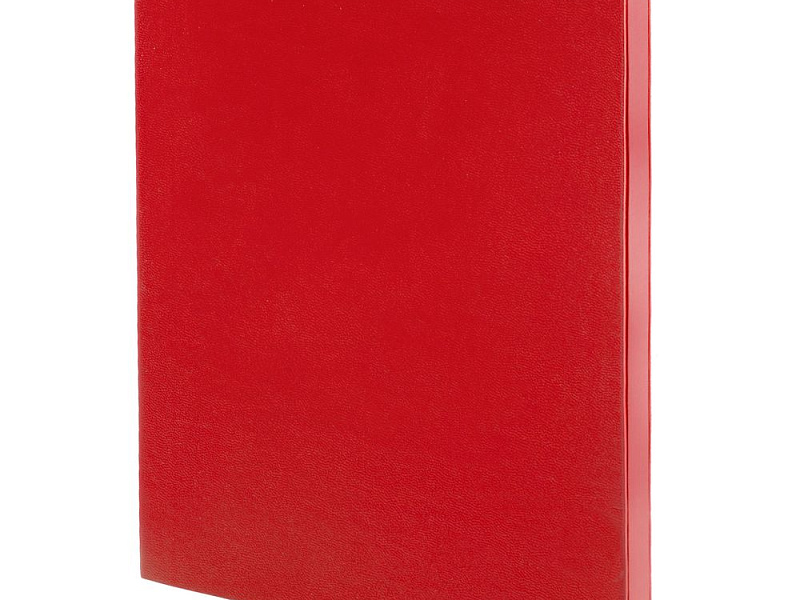 Ежедневник Flat, недатированный, красный