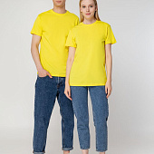 Футболка унисекс T-Bolka 160, желтая