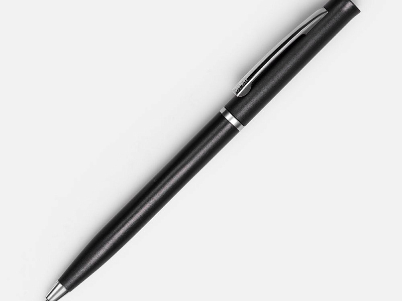 Ручка шариковая Euro Chrome, черная