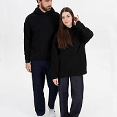 Худи оверсайз унисекс Snuggie, черное