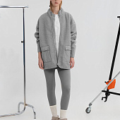 Куртка унисекс Oblako, светло-серая