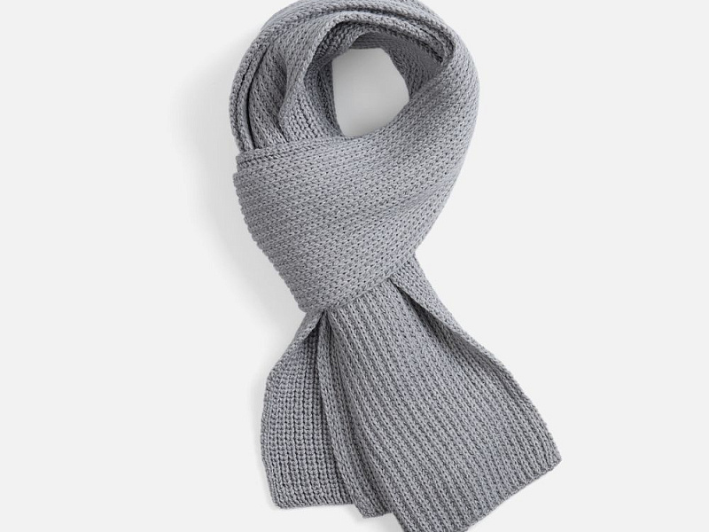 Шарф Nordkyn, светло-серый меланж