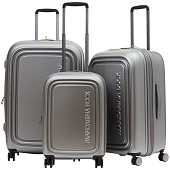 Чемодан Logoduck L, серебристый