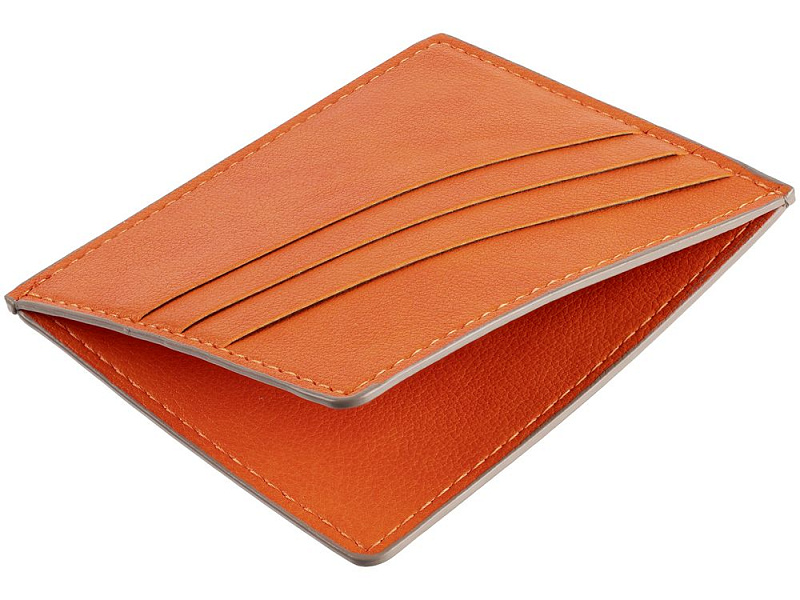 Чехол для карточек Petrus, оранжевый