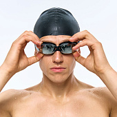 Шапочка для плавания Aquasana, черная