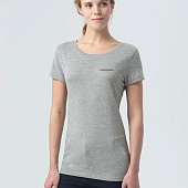 Футболка женская «Серые будни», серый меланж