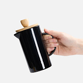 Френч-пресс Ceramero, черный