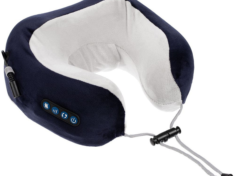 Дорожная подушка-массажер inRelax, синяя