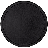 Лейбл из ПВХ с липучкой Menteqo Round, черный