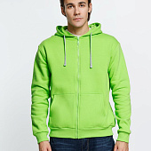 Толстовка на молнии с капюшоном Siverga Heavy, зеленое яблоко