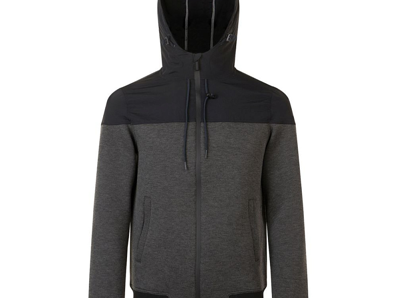 Куртка унисекс Voltage, черный меланж с черным