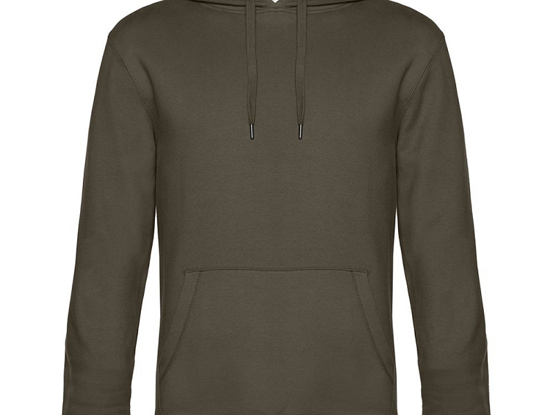Толстовка с капюшоном унисекс King, хаки