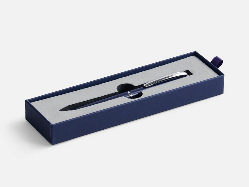 Ручка шариковая Ringa в футляре, синяя