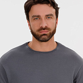 Лонгслив унисекс Siluetti Fuori, серый