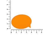 Наклейка тканевая Lunga Bubble, M, оранжевый неон
